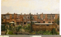 [gr]Houses ( dittico sx )[/gr][br]2008, olio su tavola, cm. 120 x 200 x 35