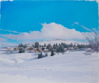 [gr]Nuvola e lieve altura[/gr][br],2015, olio su tela, cm 100x120