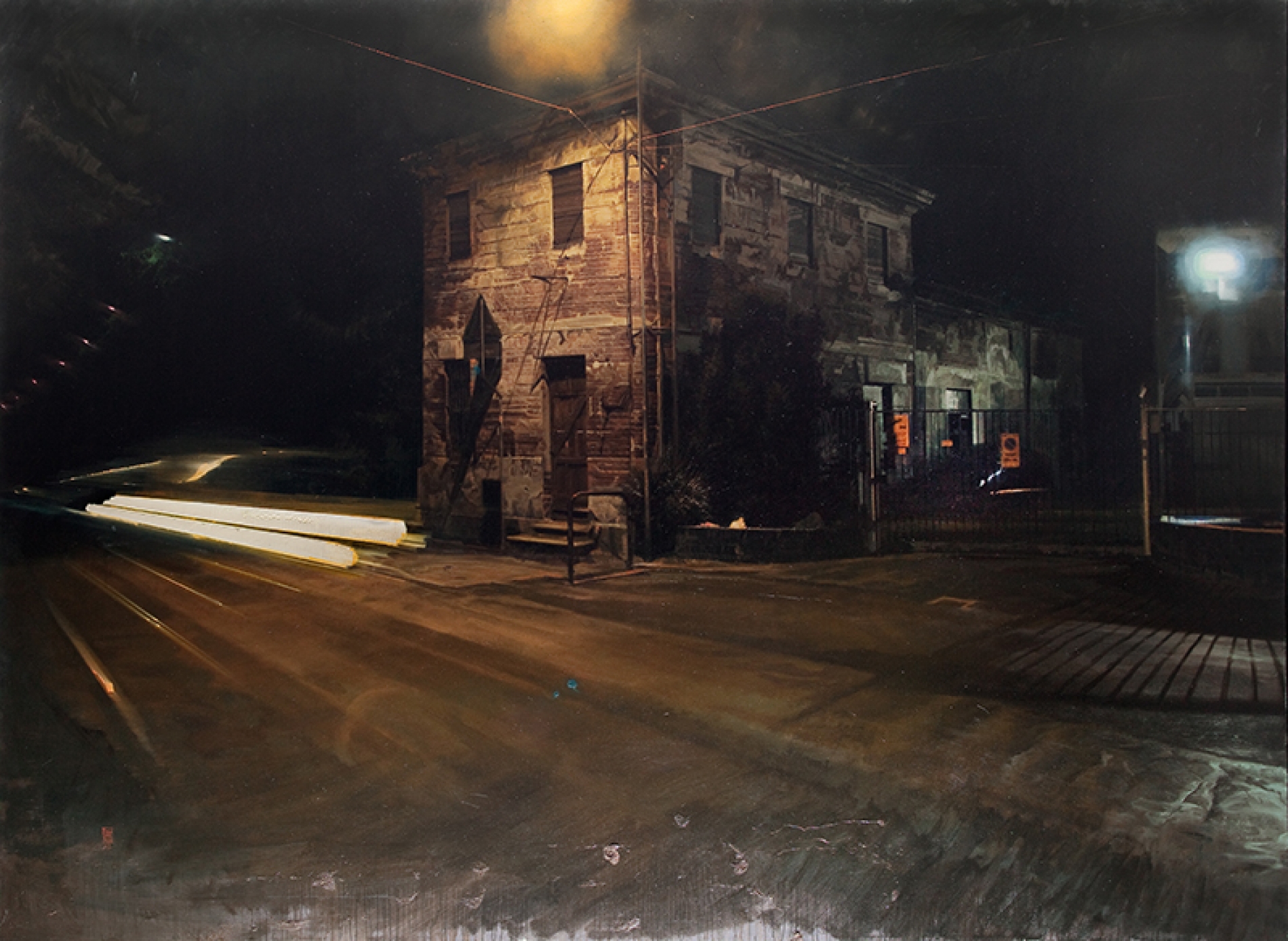 <span class='grassetto'>La notte di San Giovanni Battista</span>[br]2012,  olio su tela, cm. 190 x 260