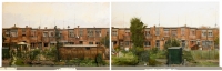 [gr]Houses[/gr][br]2008, olio su tavola, cm. 120 x 400 x 35 (dittico)