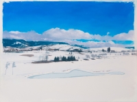 [gr]Piccolo lago ghiacciato[/gr][br],2015, olio su tela, cm 60x80